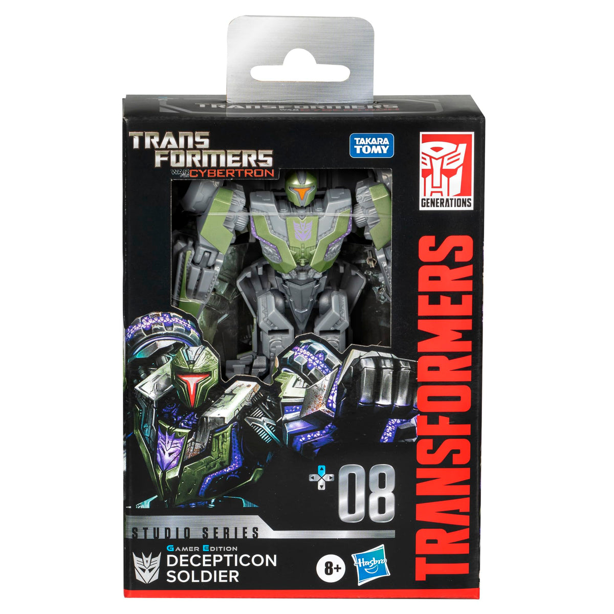 Transformers War for Cybertron 08 Gamer Edition Decepticon Soldier 4.5-inch