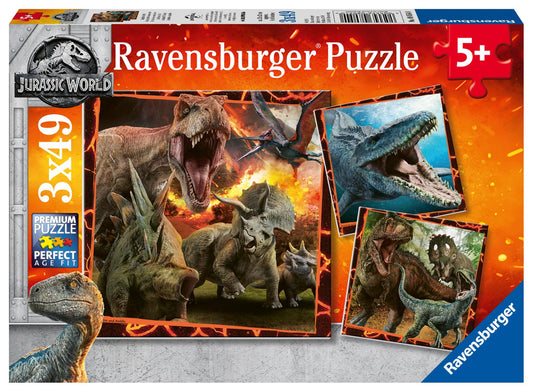 Ravensburger Instinct to Hunt 3x49 Piece Jigsaw Puzzle Set - 08054