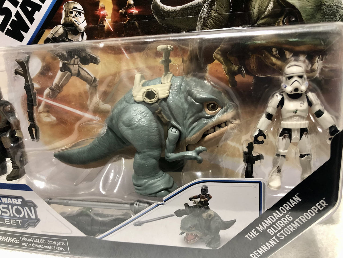 Star Wars Mission Fleet The Mandalorian Blurrg Battle of the Wasteland