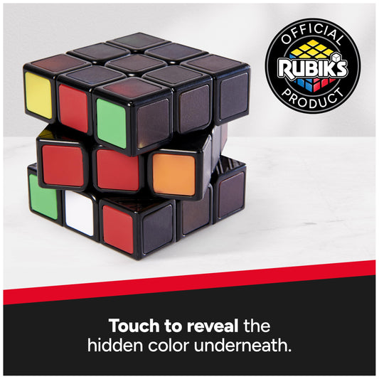 Rubik’s Cube, Phantom, 3x3 Cube Advanced Color-Changing Problem-Solving Brain Teaser, Classic Color-Matching Puzzle, Fidget Toy, Sensory Puzzle, for Adults, Teens, Kids Ages 8 & Up