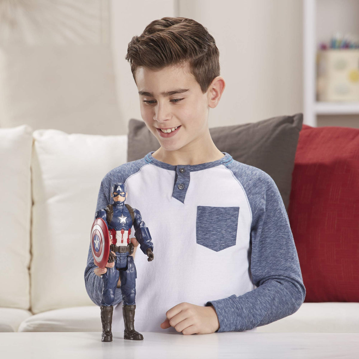 Marvel Avengers Endgame Titan Hero Series Captain America 12-inch Figure