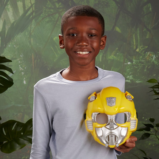 Transformers Toys Rise of the Beasts Movie Bumblebee Roleplay Costume Mask for Ages 5 and Up, 10-inch