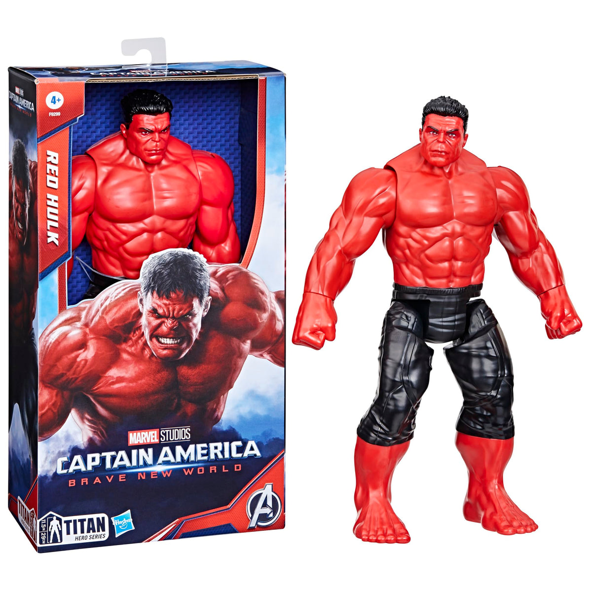 Marvel Captain America Brave New World Titan Hero Series 12-Inch Red Hulk
