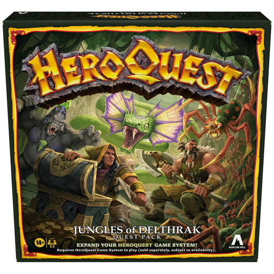 Avalon Hill HeroQuest Jungles of Delthrak Quest Pack | Requires HeroQuest Game