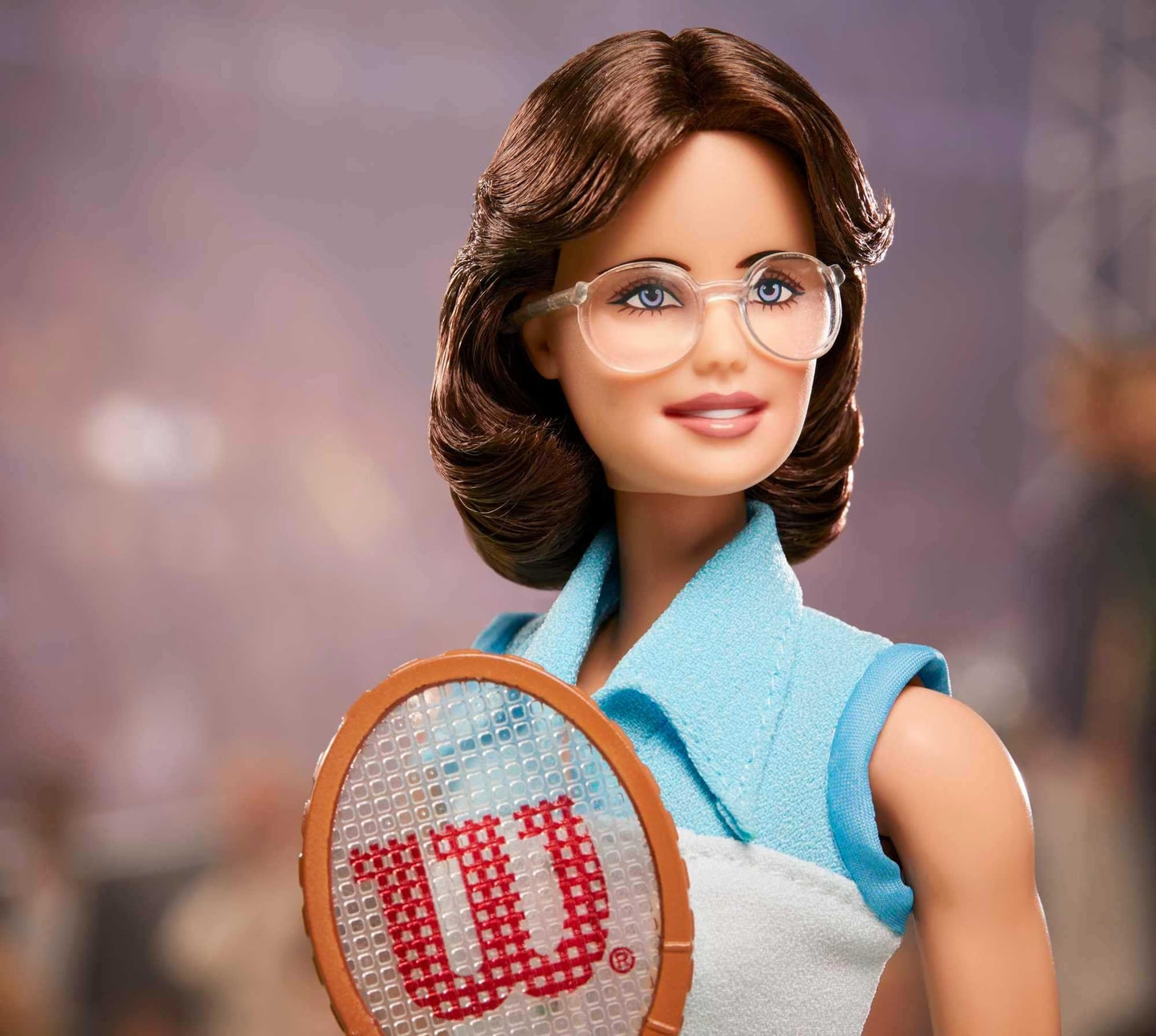 Barbie Inspiring Women Series Billie Jean King Collectible Doll, Approx. 12-in, Wearing Tennis Dress and Accessories, with Doll Stand and Certificate of Authenticity