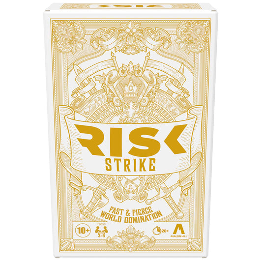 Hasbro Gaming Risk Strike Cards and Dice Game for Adults, Teens, and Kids, Quick-Playing Strategy Game, 2-5 Players, 20 Min. Average, Fun Summer Activities, Vacation Travel Essentials, Ages 10+