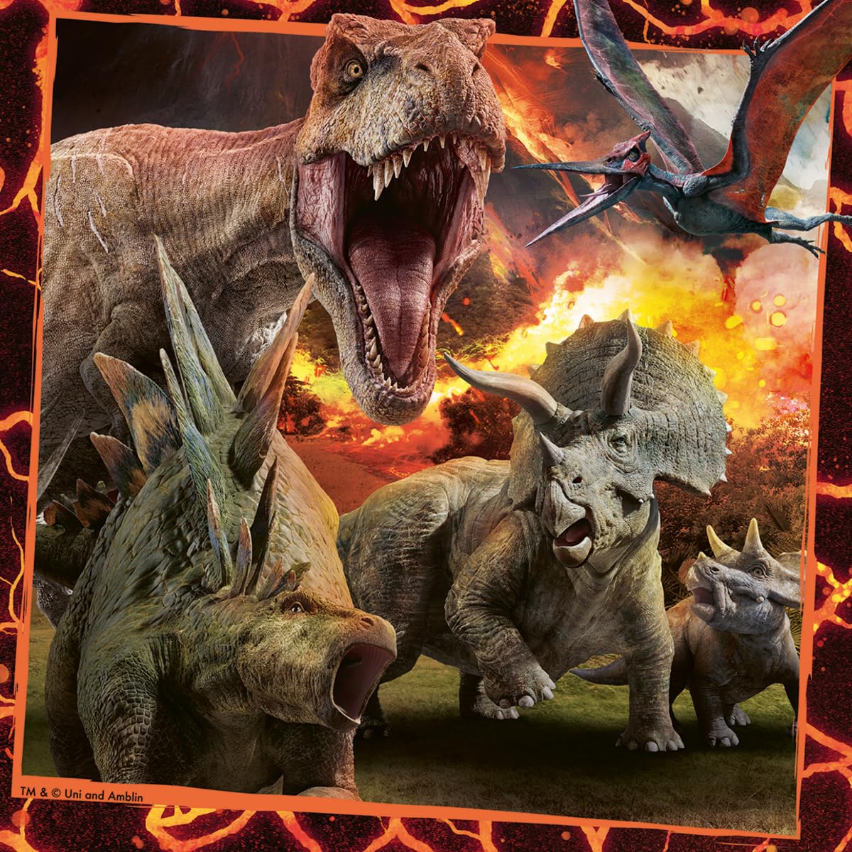 Ravensburger Instinct to Hunt 3x49 Piece Jigsaw Puzzle Set - 08054