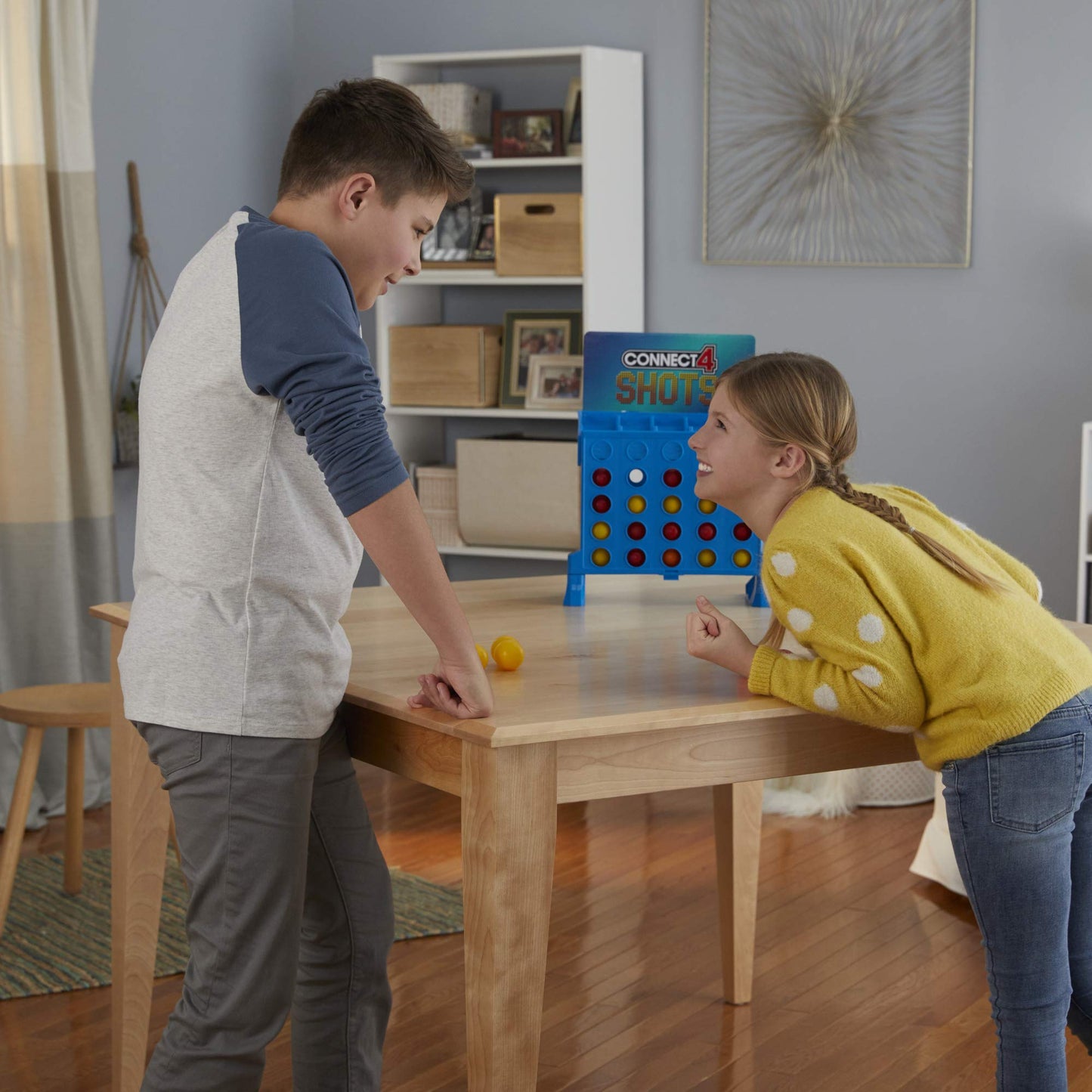 Hasbro Gaming Connect 4 Shots Board Game Activity for Kids Ages 8+, Active Games for Families, 2 Player Game