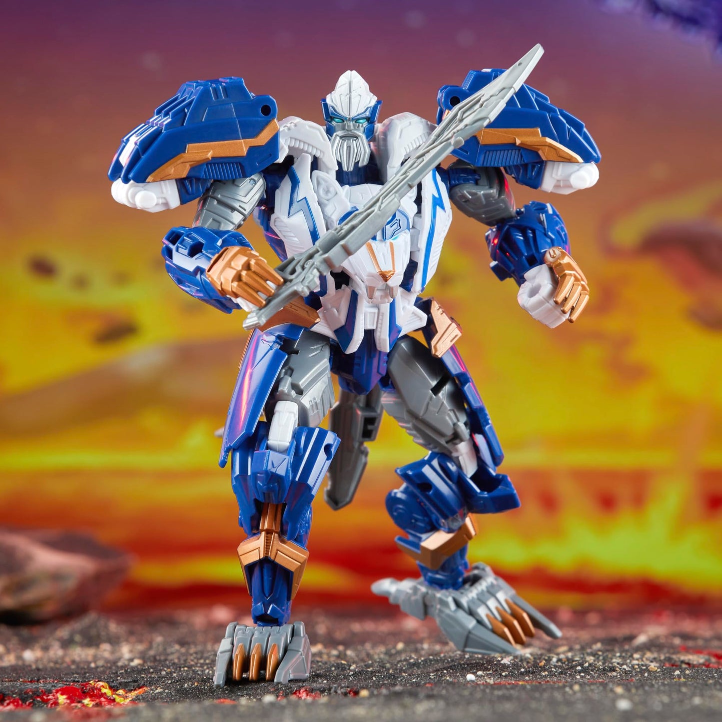 Transformers Legacy United Voyager Class Prime Universe Thundertron, 7-Inch Converting Action Figure, 8+