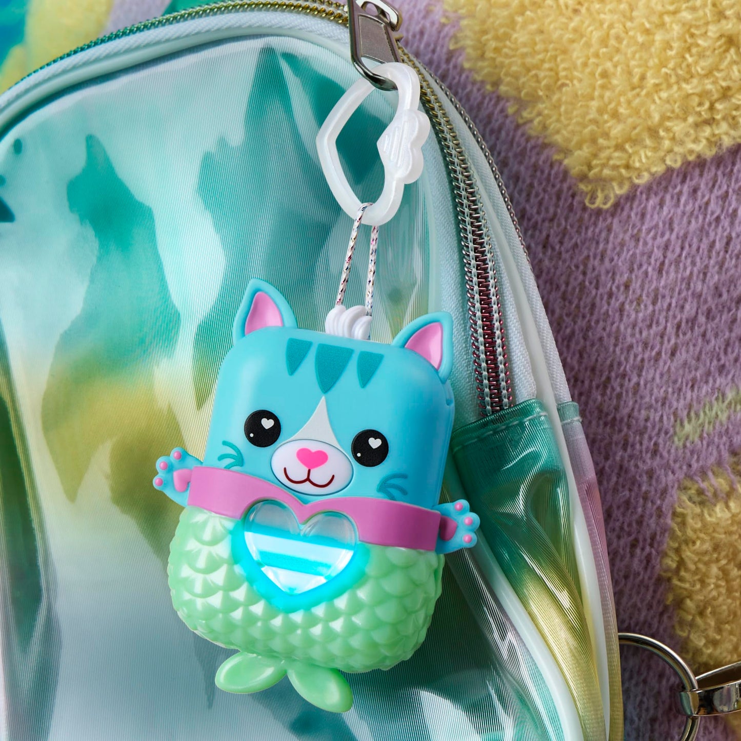 Nano-MALS Pawtricia The Blue Kitty, Electronic Pet Cat, 70+ Responses, Easter Basket Stuffers, Interactive Fidget Toy