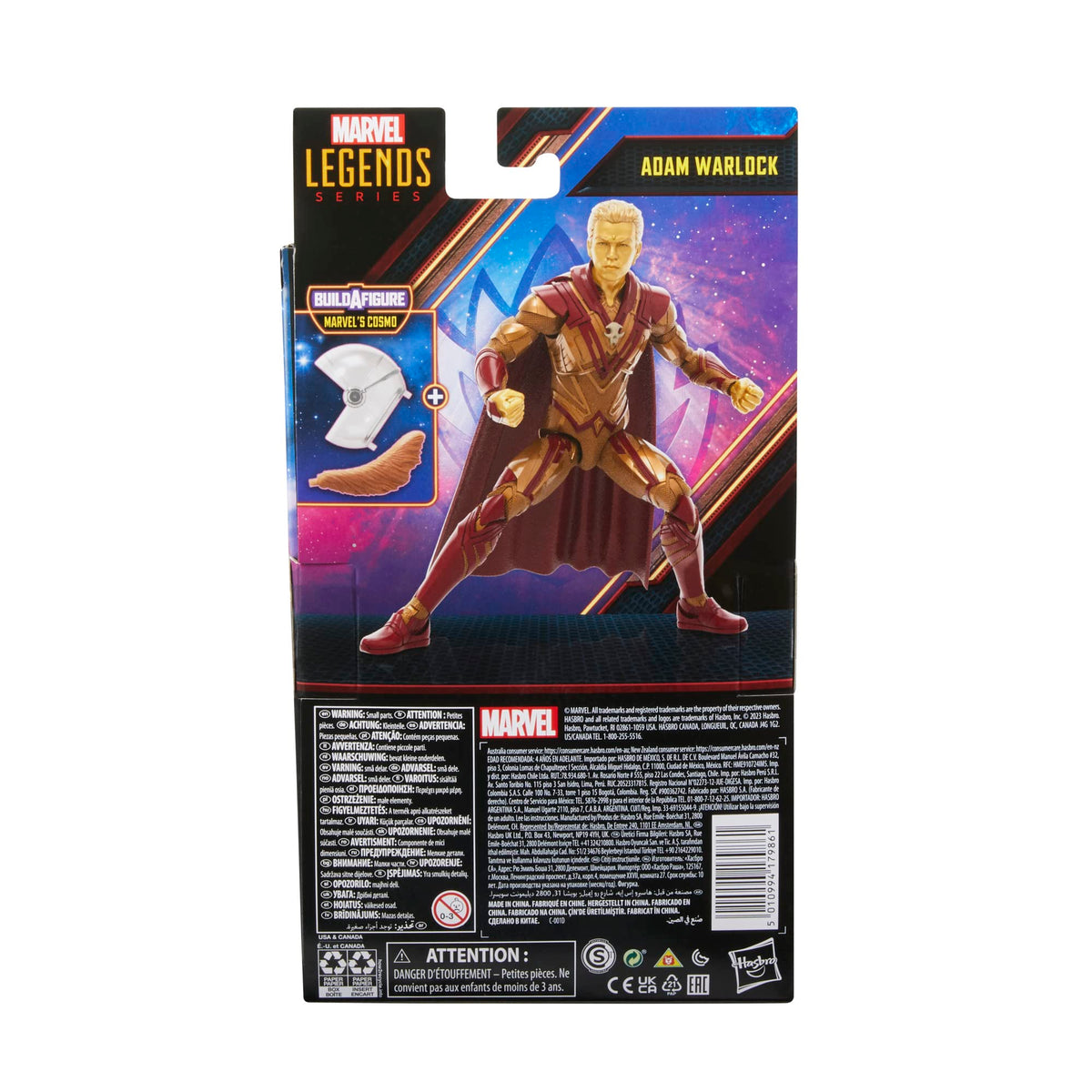 Marvel Legends Adam Warlock Guardians of The Galaxy Vol. 3, 6-inch Figures