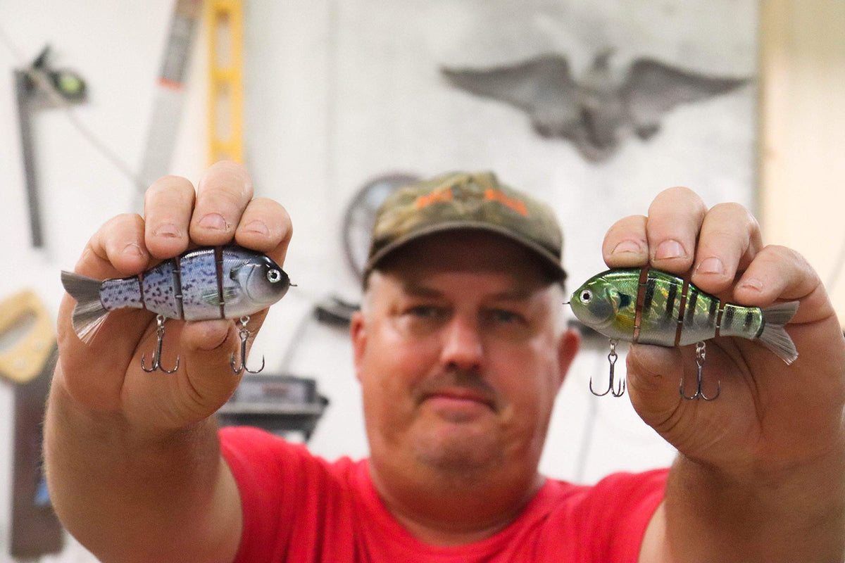 Catch Co Mike Bucca's Baby Bull Gill Swimbait 3.75" 3/4 oz Natural Gill