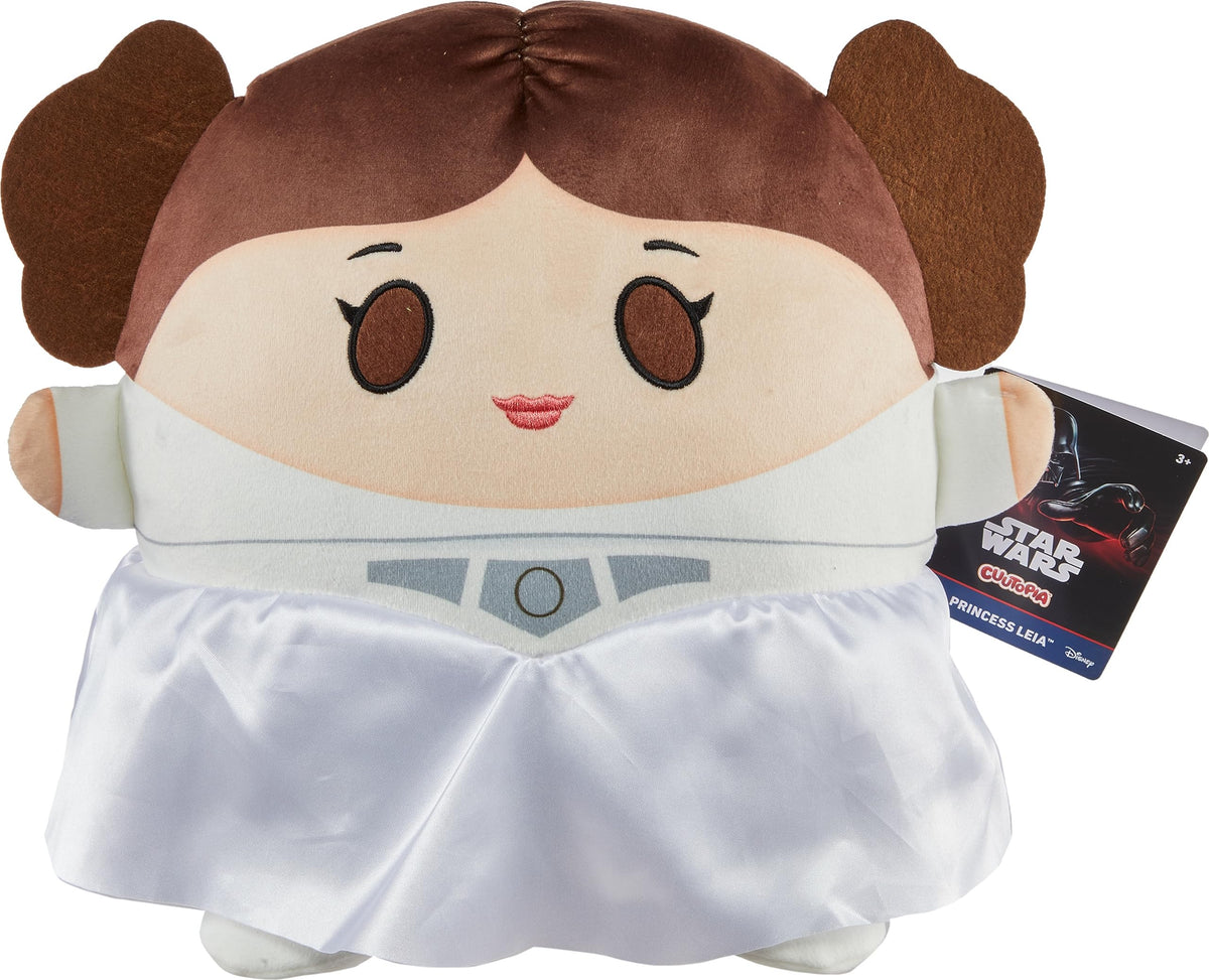 Mattel Star Wars Cuutopia Princess Leia 10-inch Plush Figure
