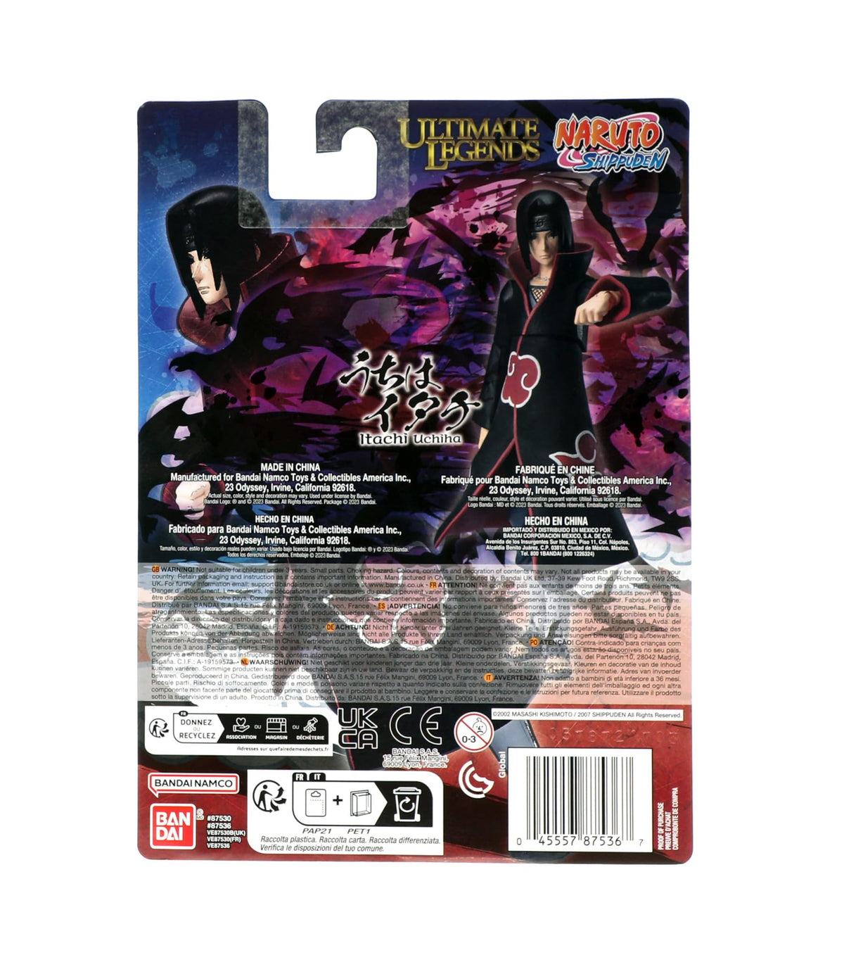 Ultimate Legends Naruto Itachi Uchiha (Adult) 5-inch Action Figure