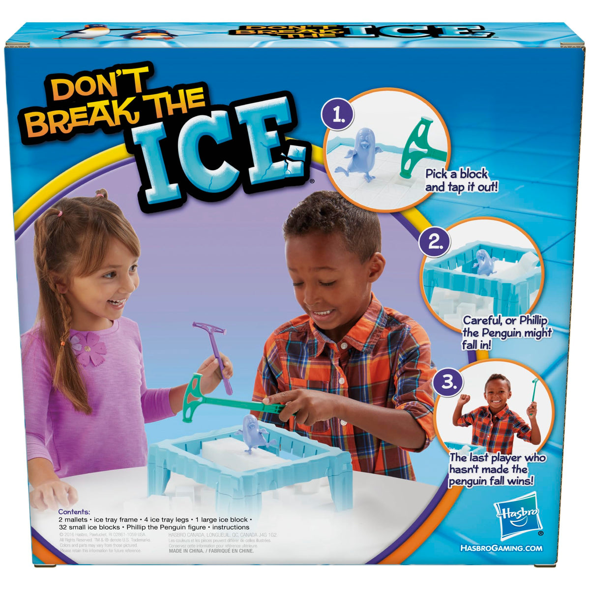 Hasbro Don’t Break The Ice Classic Version Game, 2-4 Players