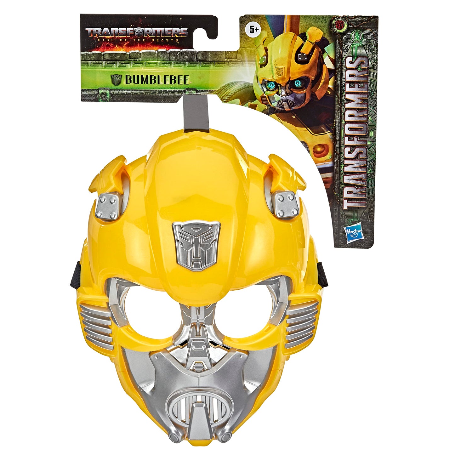 Transformers Toys Rise of the Beasts Movie Bumblebee Roleplay Costume Mask for Ages 5 and Up, 10-inch