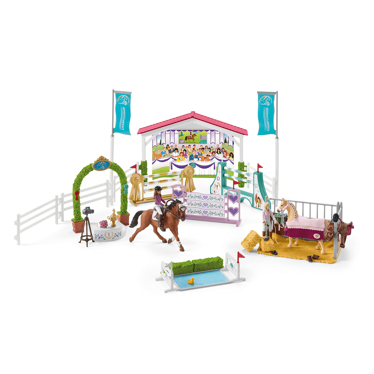 Schleich Horse Club Friendship Horse Tournament 86-Piece Playset