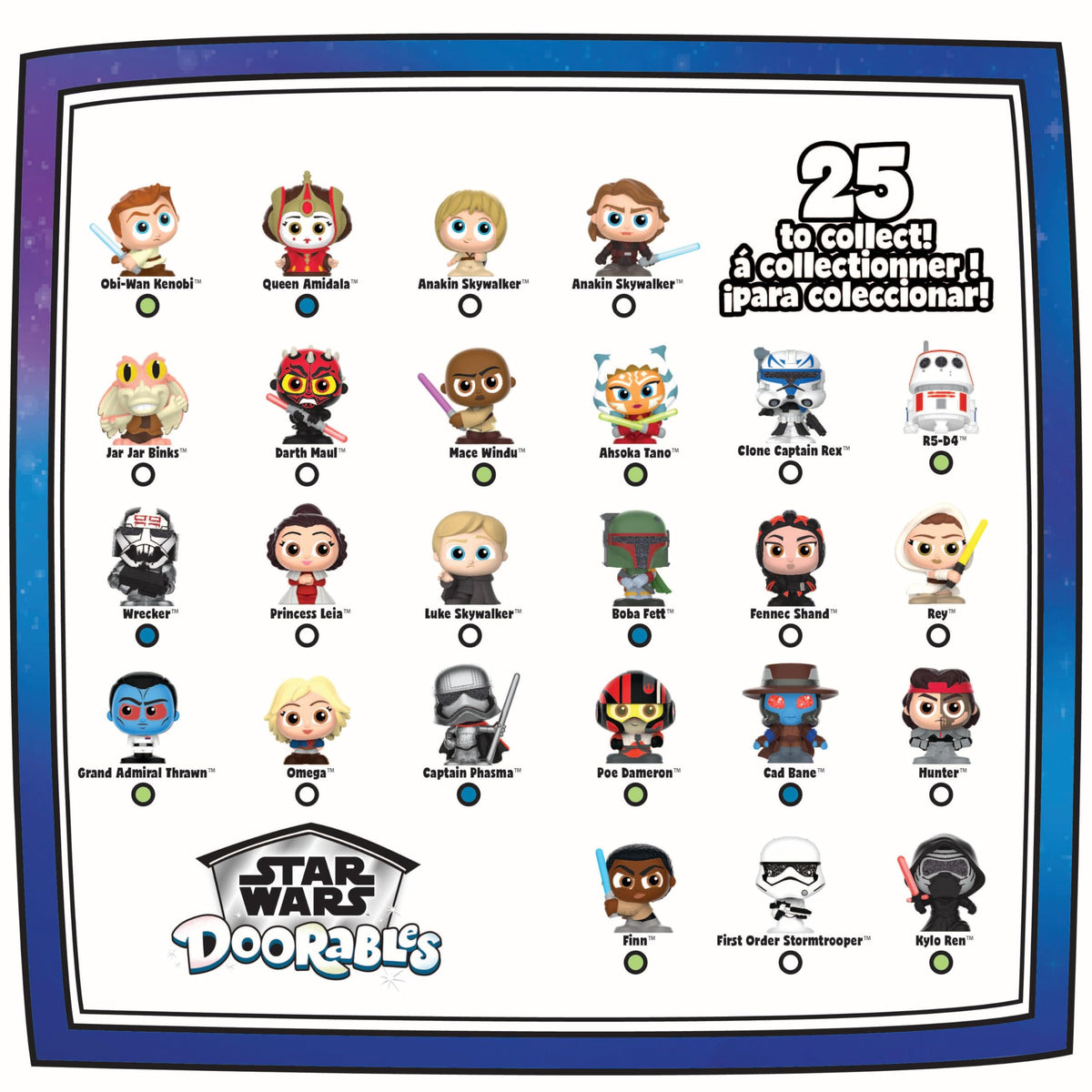 Just Play Star Wars Doorables Galaxy Peek Series 2 1.5-inch Figures