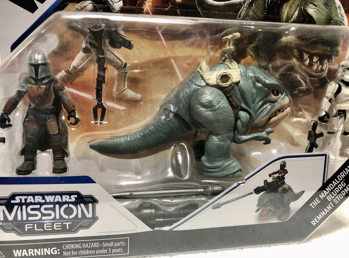 Star Wars Mission Fleet The Mandalorian Blurrg Battle of the Wasteland
