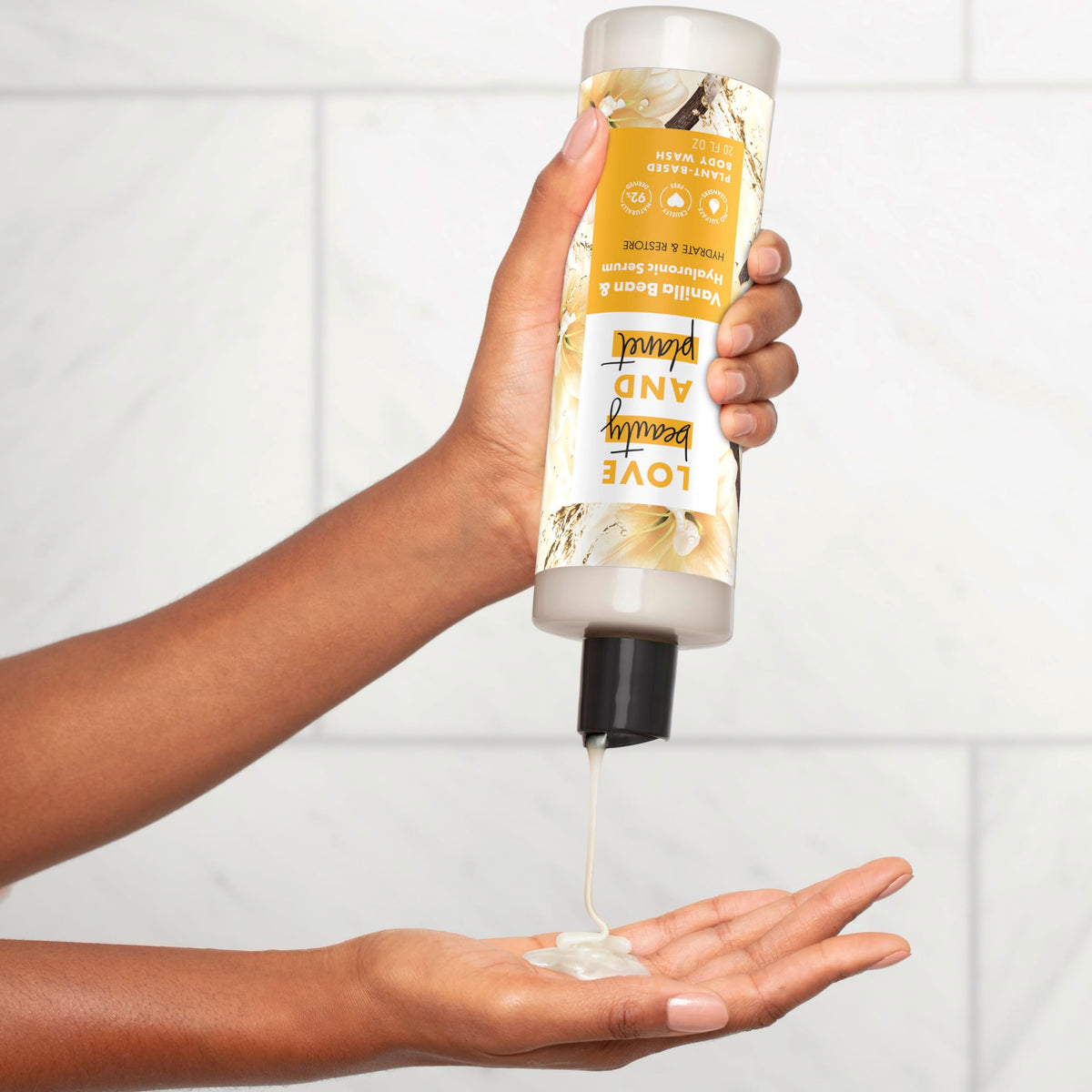 Love Beauty and Planet Body Wash Hydrate and Restore Vanilla Bean 20 oz