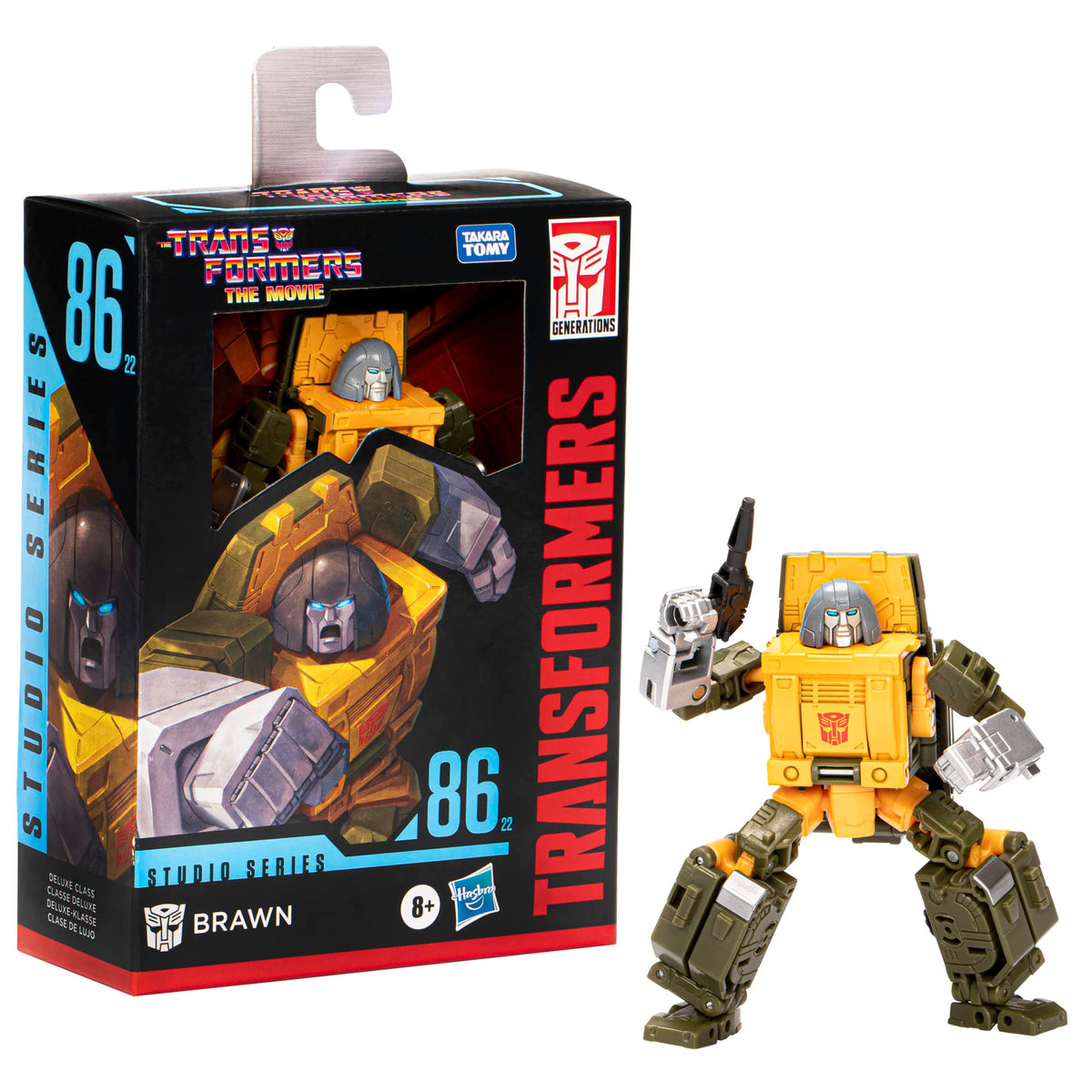 Transformers Studio Series Deluxe The Movie Brawn 4.5-inch Action Figure