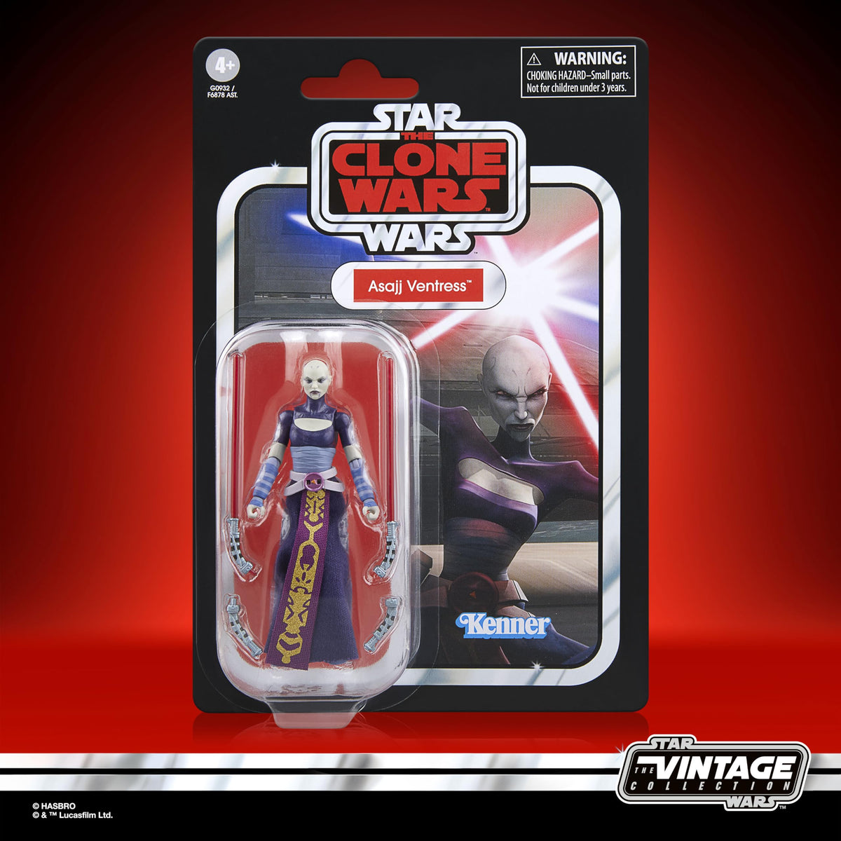 Star Wars The Vintage Collection Asajj Ventress The Clone Wars 3.75-inch