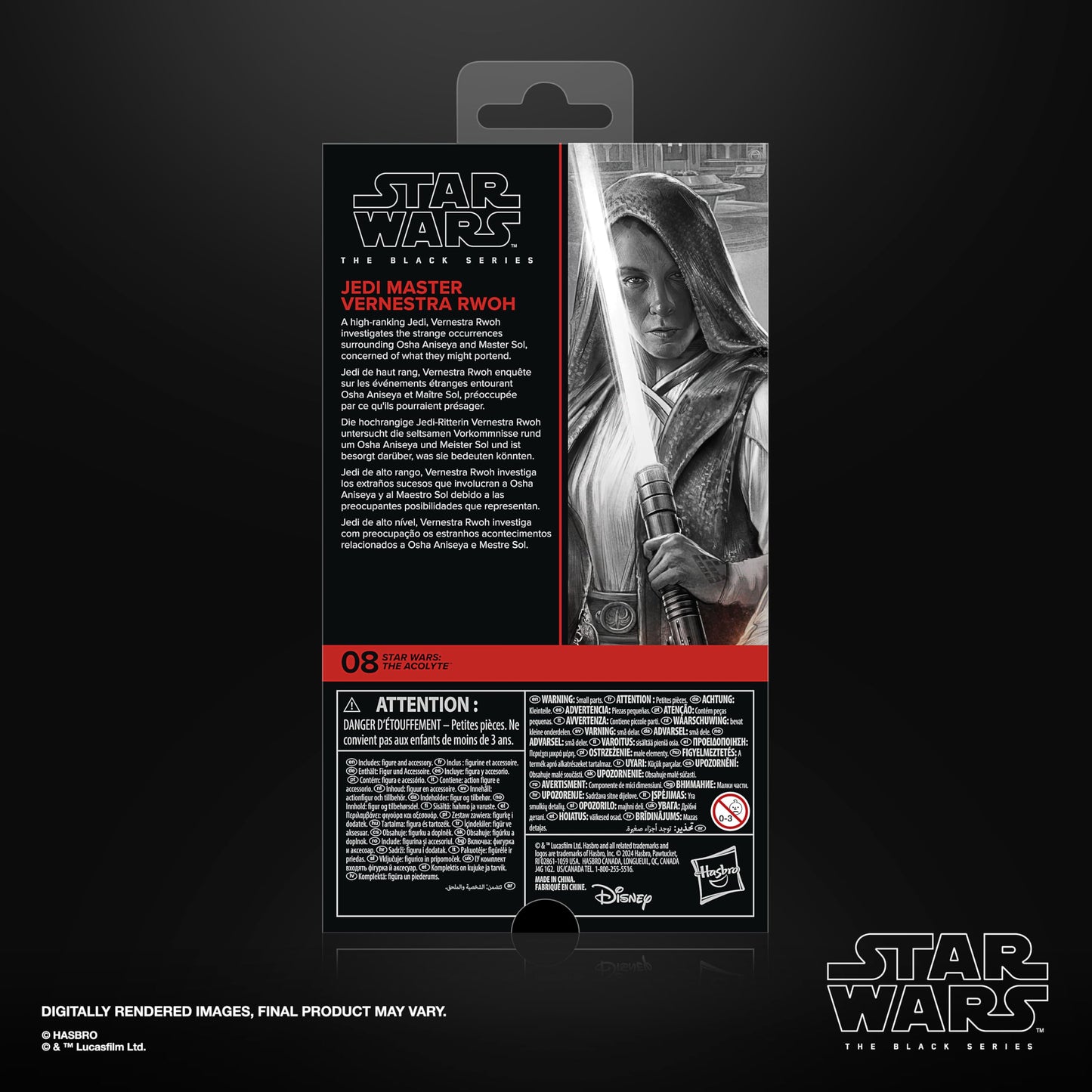 STAR WARS The Black Series Jedi Master Vernestra Rwoh, The Acolyte Collectible 6 Inch Action Figure