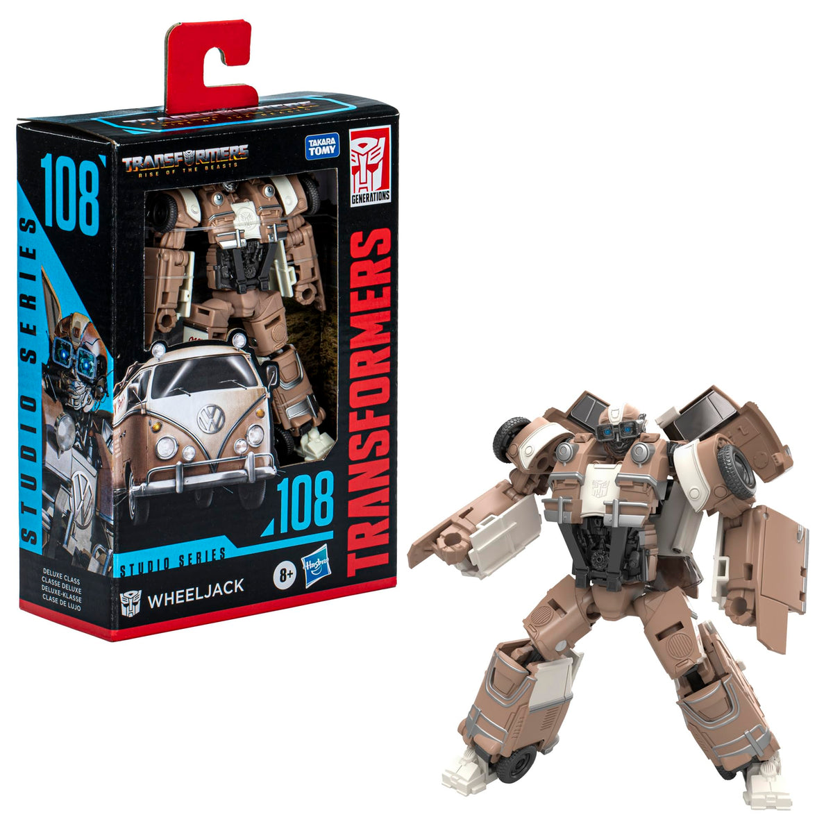 Transformers Studio Series Deluxe Rise of The Beasts 108 Wheeljack 4.5-inch