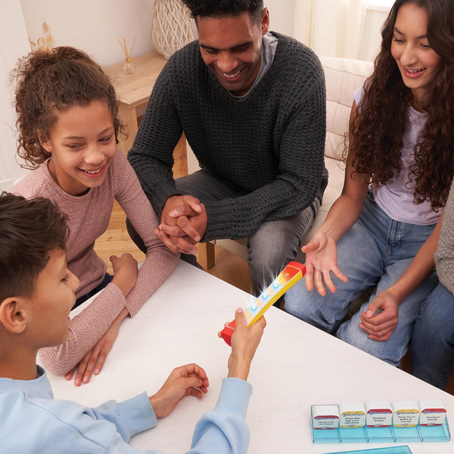 5 Second Rule Relay - Family Party Game - Electronic Relay Baton - Shout It Out & Pass It Fast! - for 2 or More Players, for Kids Ages 8 and Up