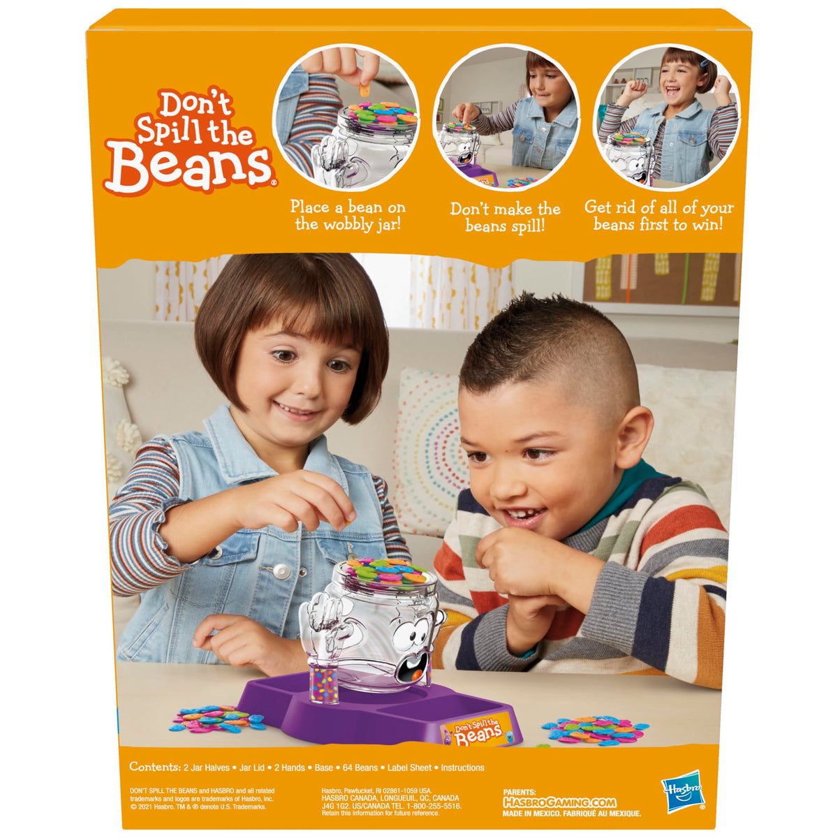 Hasbro Gaming Don't Spill The Beans Game