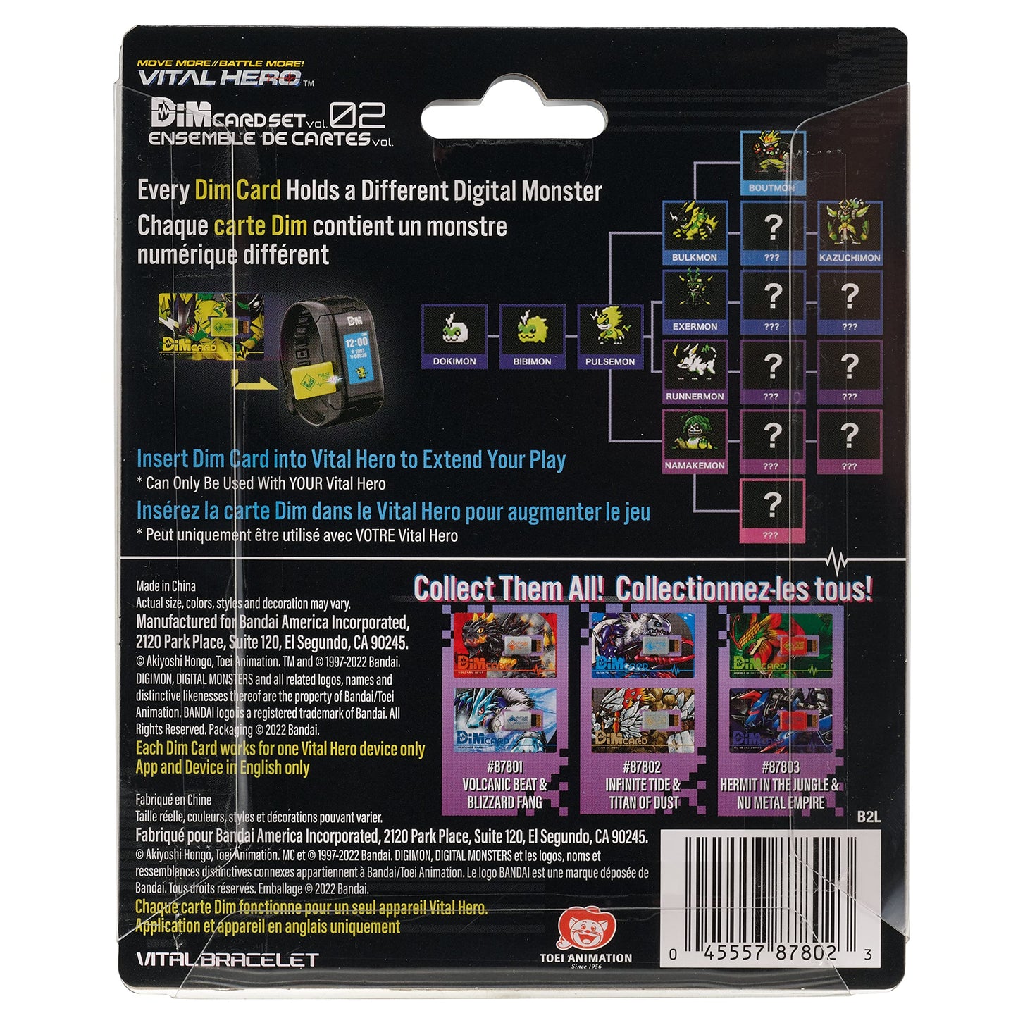 Bandai Namco - Digimon - Vital Hero DIM Card Pack (Infinite Tide & Titan of Dust)