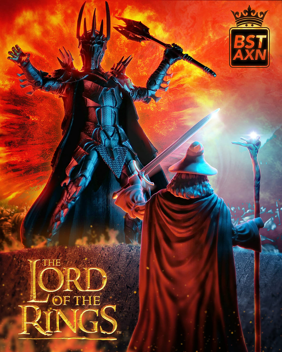 The Loyal Subjects The Lord of The Rings Gandalf BST AXN 5-inch Action Figure