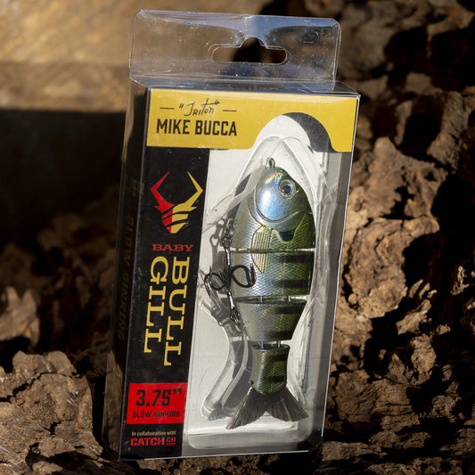Catch Co Mike Bucca's Baby Bull Gill Swimbait 3.75" 3/4 oz Natural Gill