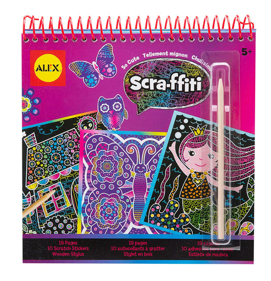 Alex So Cute Scra-ffiti Sketch Drawing Pad