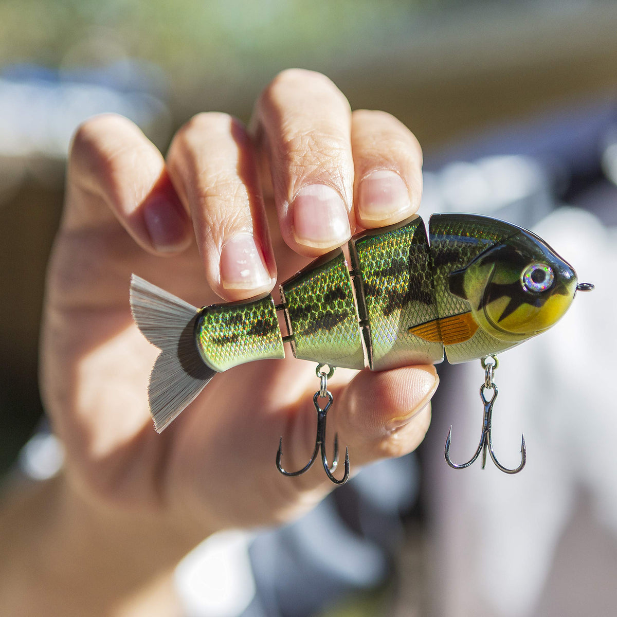 Catch Co Mike Bucca's Baby Bull Gill Swimbait 3.75" 3/4 oz Natural Gill