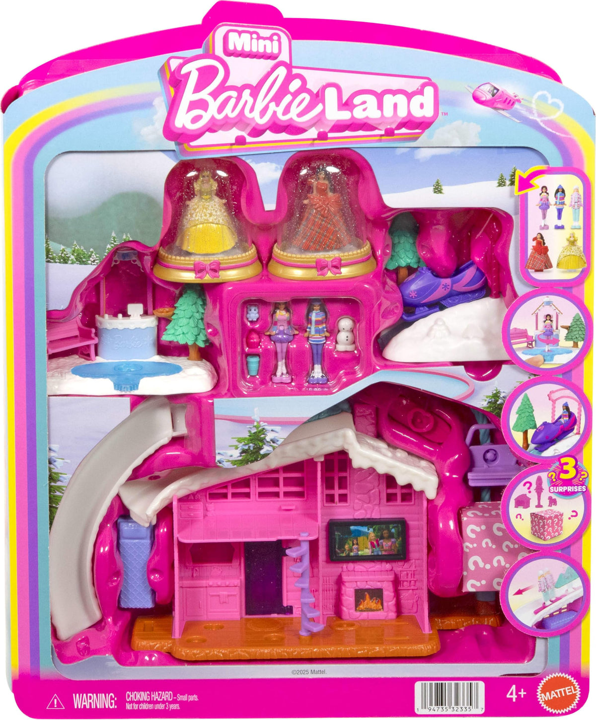 Barbie Mini BarbieLand Bundle Including 2 Holiday Dolls