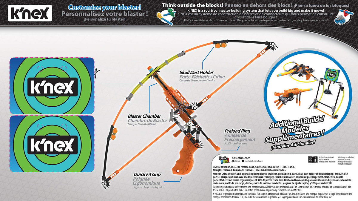 K'NEX K-Force Battle Bow Build and Blast Set