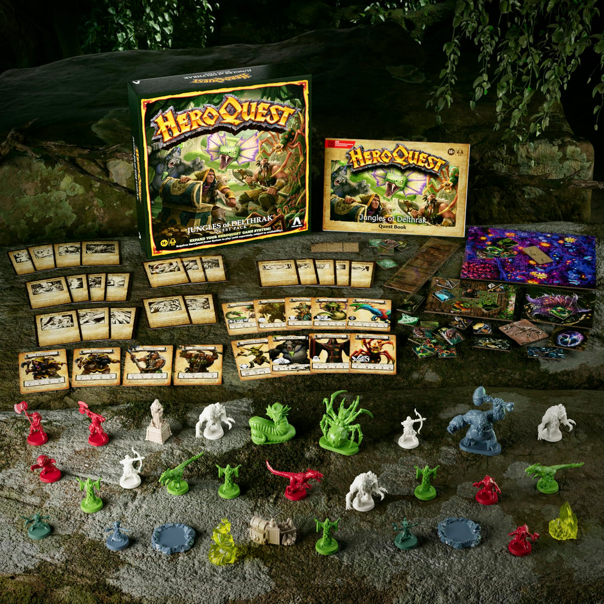 Avalon Hill HeroQuest Jungles of Delthrak Quest Pack | Requires HeroQuest Game