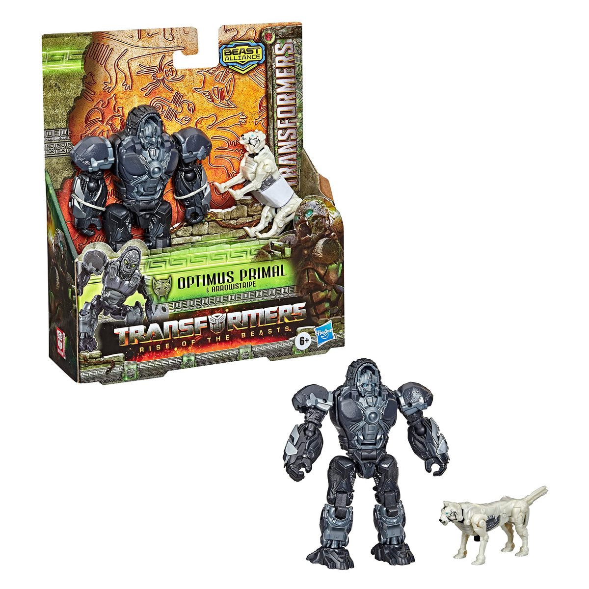 Transformers Optimus Primal and Arrowstripe Beast Weaponizer 2-Pack