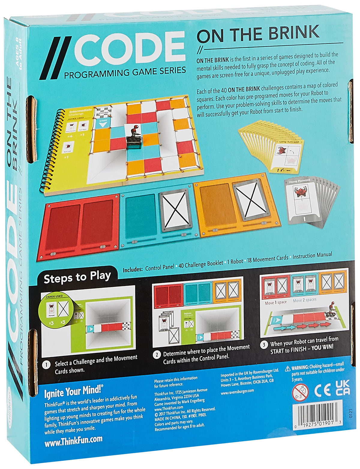 ThinkFun Code On The Brink, Blue