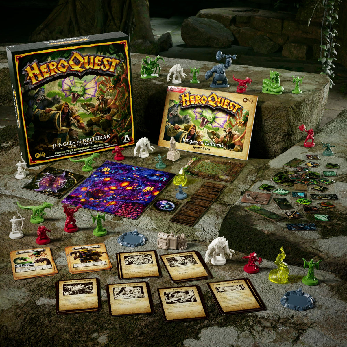 Avalon Hill HeroQuest Jungles of Delthrak Quest Pack | Requires HeroQuest Game