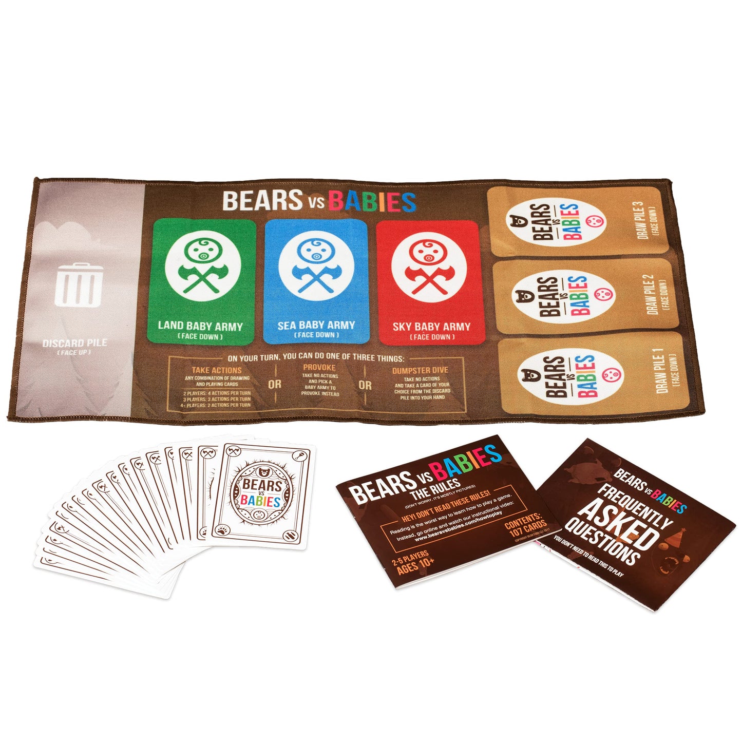 Exploding Kittens Bears vs. Babies 2-5 Players - Ages 10+ - 20 Minutes to Play - Monster Building Card Game - Party Game, Family Game Night, Kid and Adult Card Game