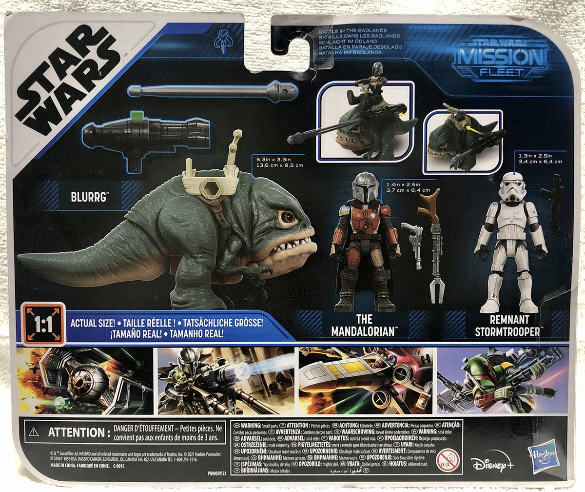 Star Wars Mission Fleet The Mandalorian Blurrg Battle of the Wasteland