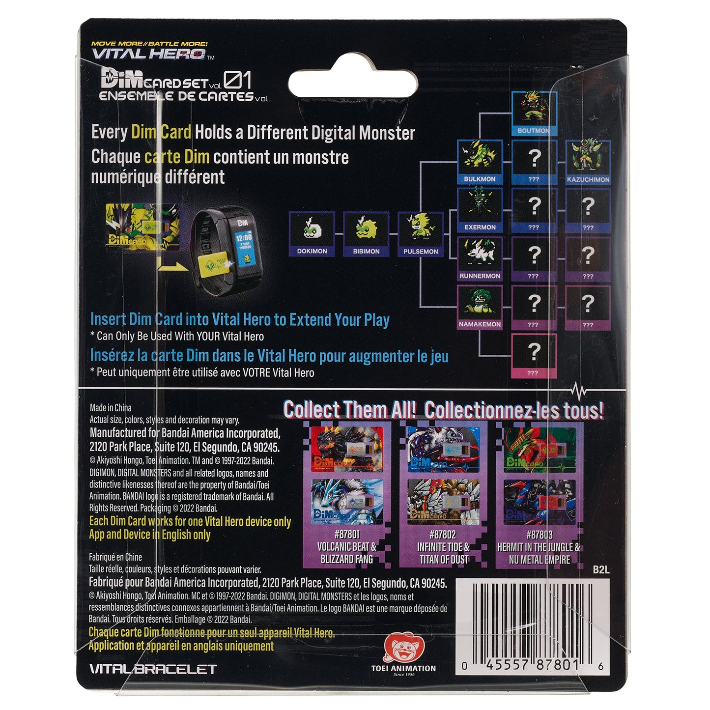 Bandai Namco - Digimon - Vital Hero DIM Card Pack (Infinite Tide & Titan of Dust)