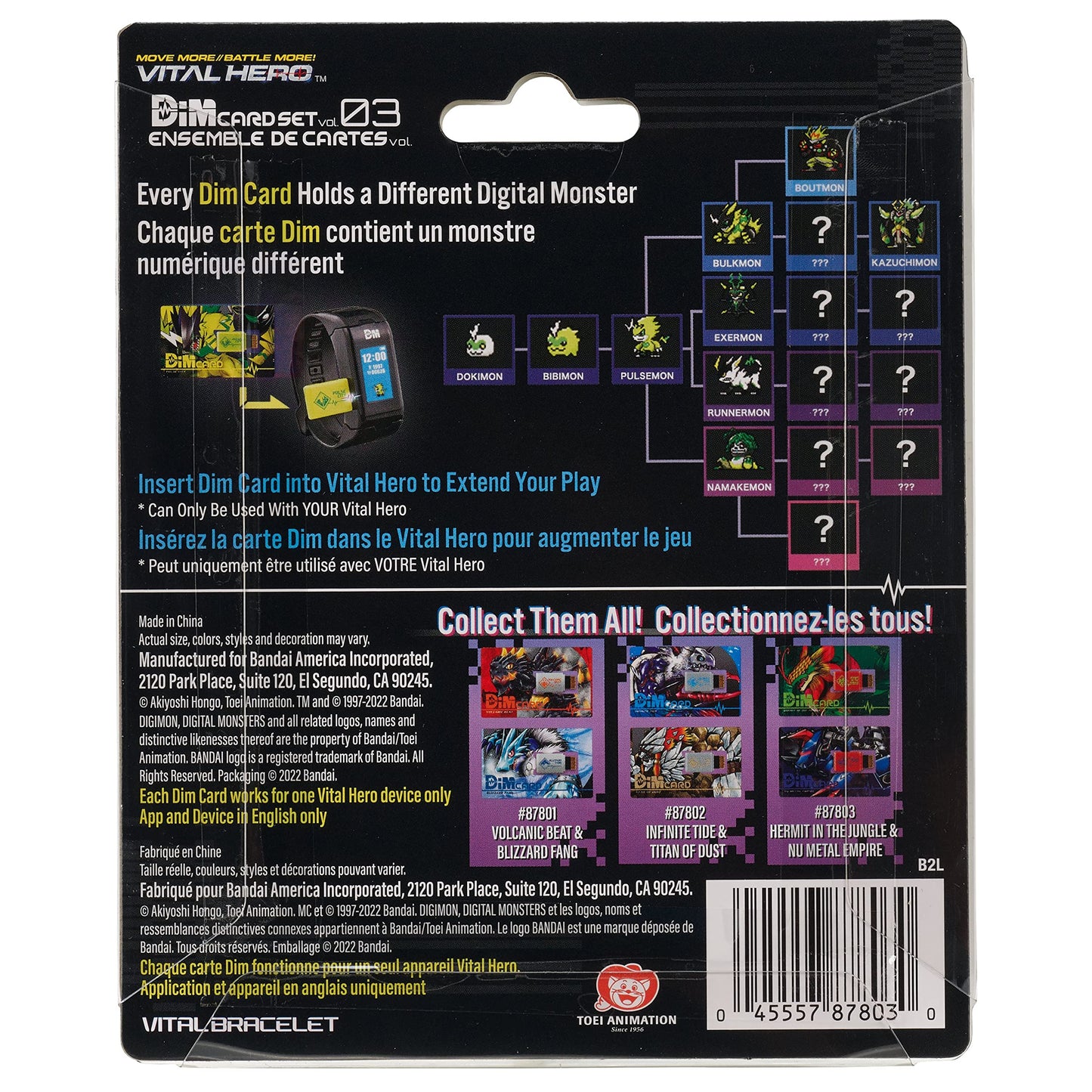 Bandai Namco - Digimon - Vital Hero DIM Card Pack (Hermit in The Jungle & Nu Metal Empire)