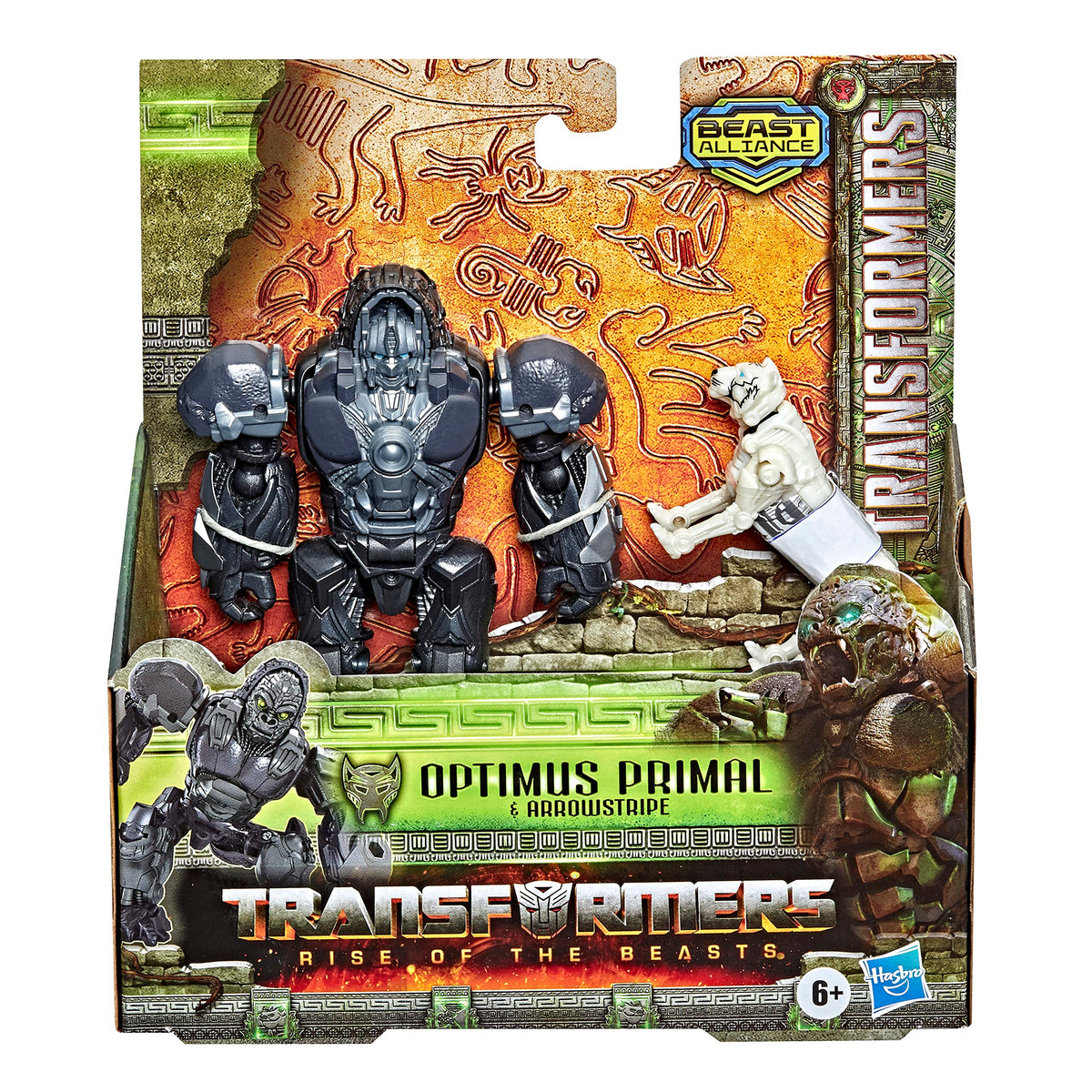 Transformers Optimus Primal and Arrowstripe Beast Weaponizer 2-Pack