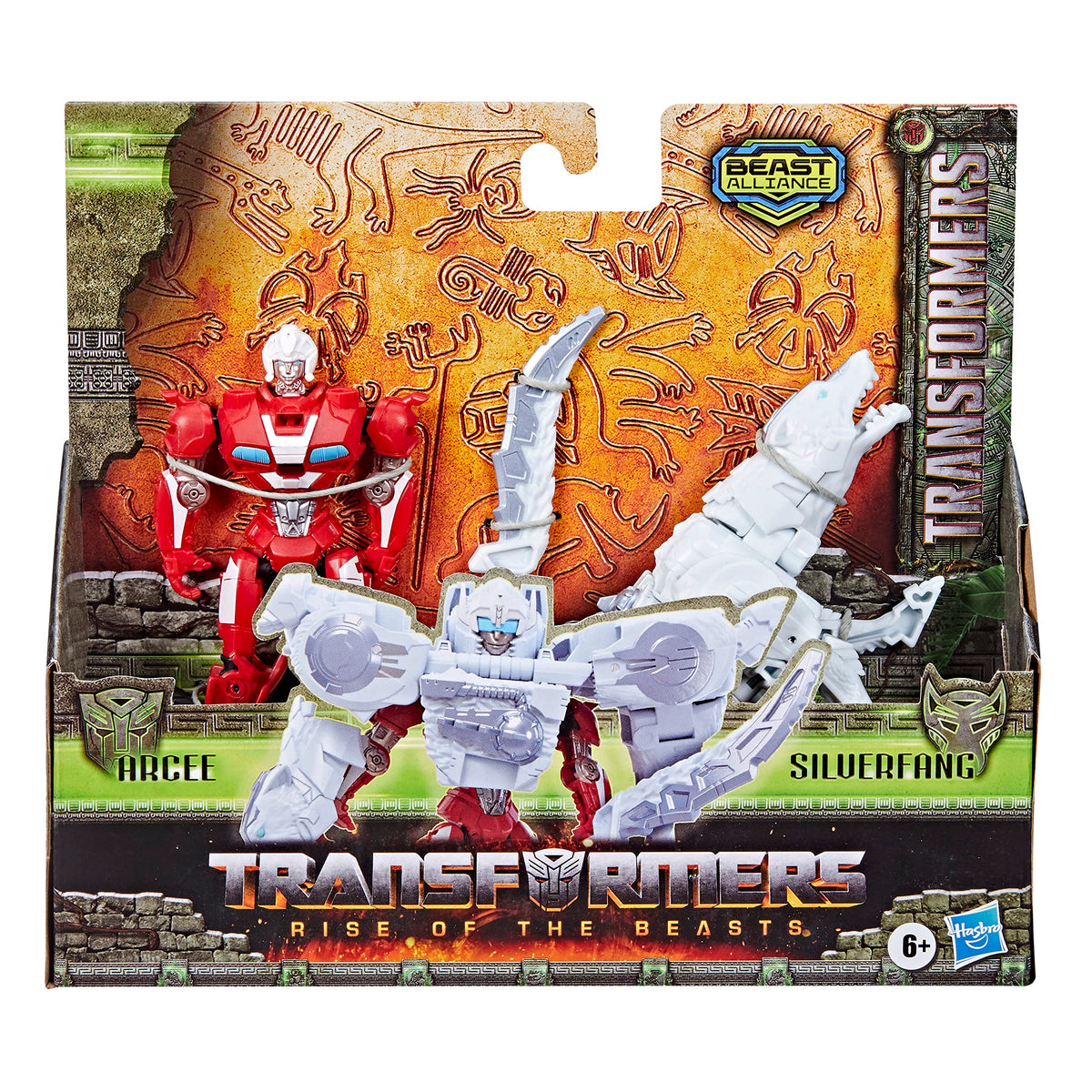 Transformers Rise of the Beasts Beast Combiners Arcee & Silverfang 2-Pack 5-inch