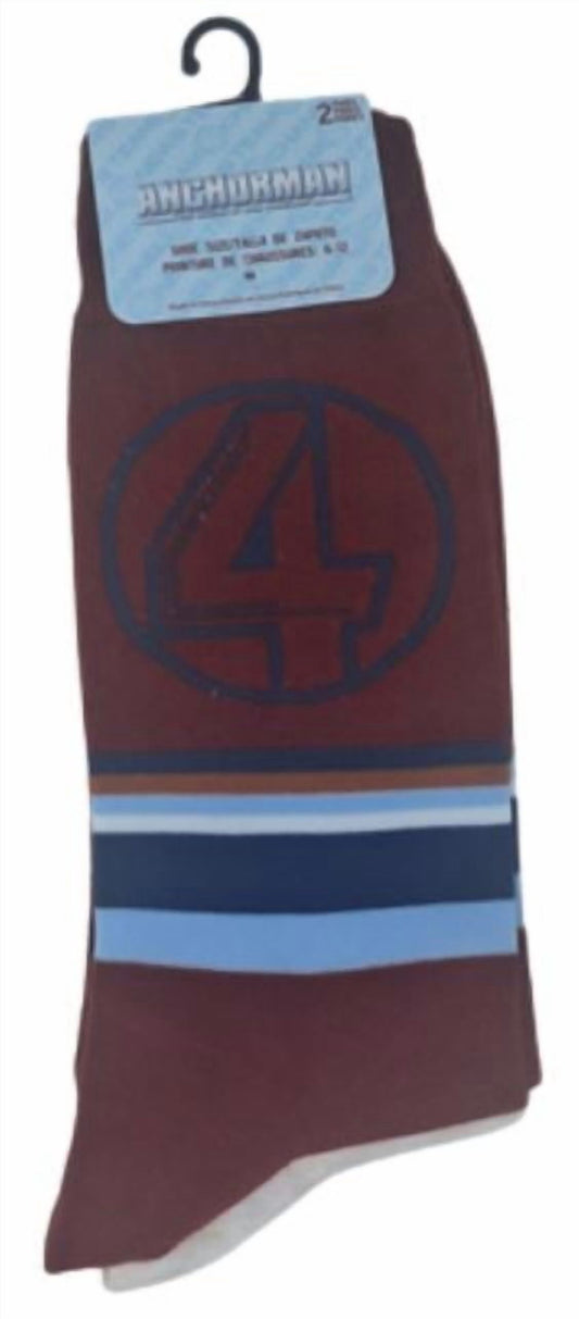 Anchorman Men's Crew Socks, 2-Pair Pack