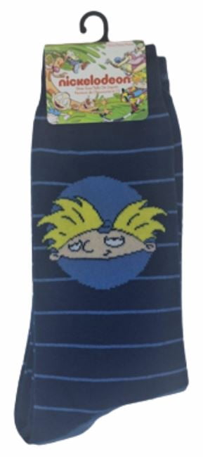 Nickelodeon Hey Arnold! Arnold Crew Socks, 2-Pair Pack