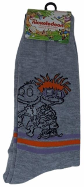 Nickelodeon Rugrats Chuckie and Tommy Crew Socks, 2-Pair Pack